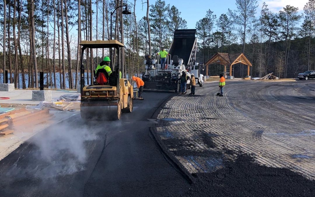 Paving at Tribble Mill Park - Magnum Contracting