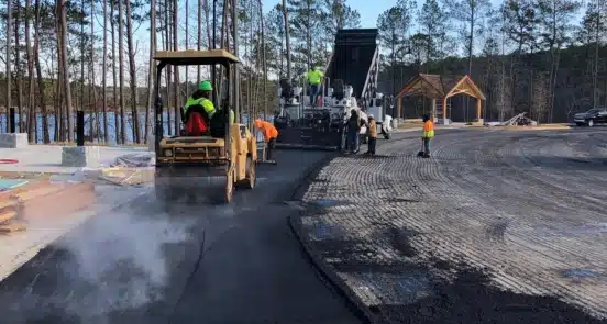 Paving at Tribble Mill Park - Magnum Contracting