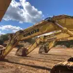 Komatsu Equipment at Magnum Contracting's Pine Grove Townhomes Jobsite